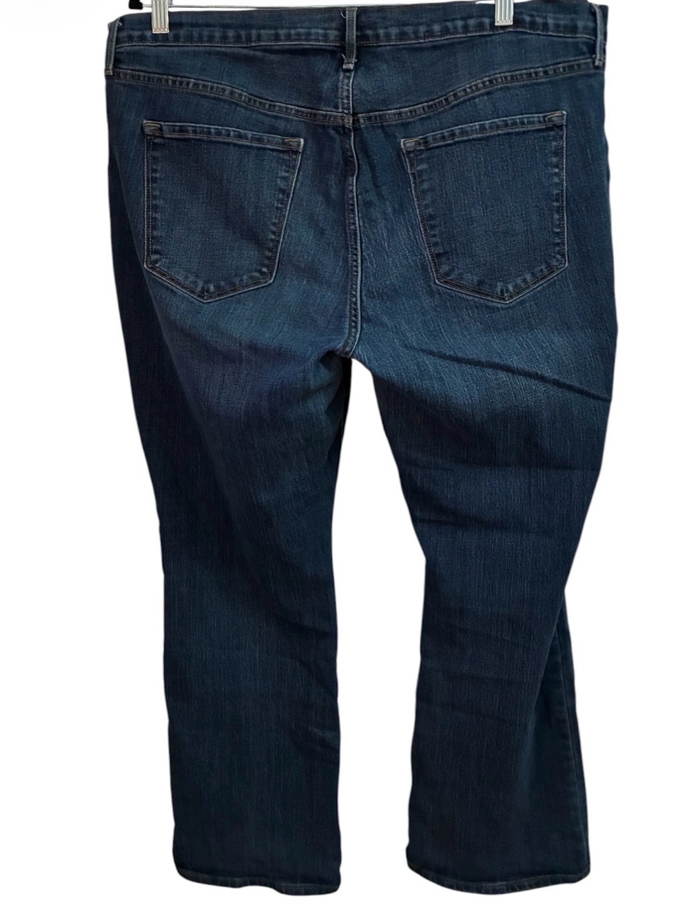 Old Navy Curvy Profile Mid Rise Straight Leg Blue Denim Jeans 18 Short Petite - Picture 8 of 9